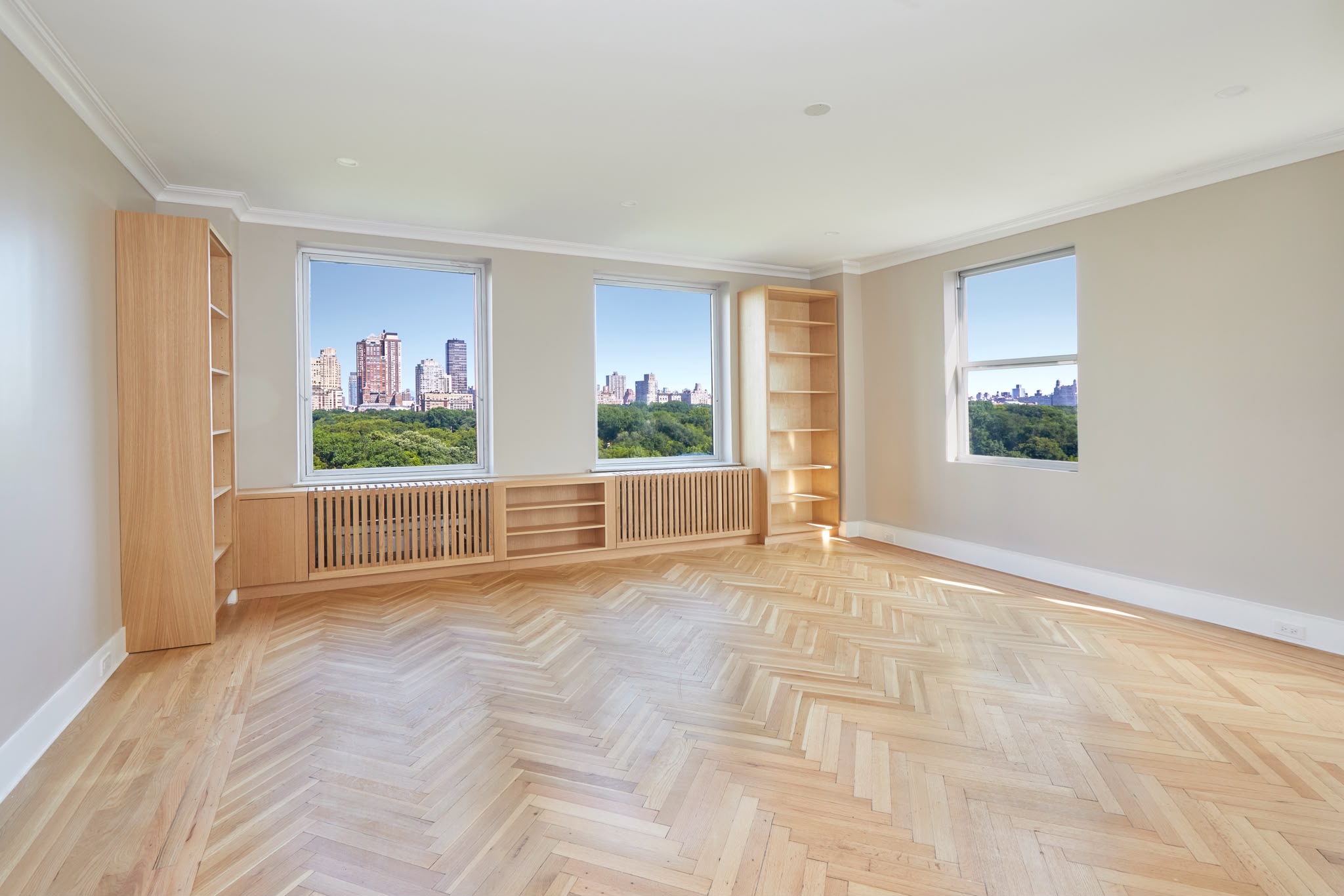 817 Fifth Avenue — interior with herringbone floors
