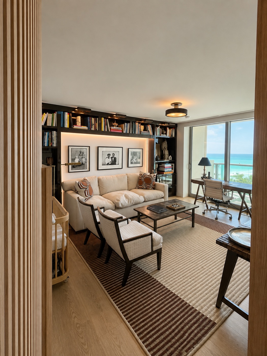Plutzik Residence — library